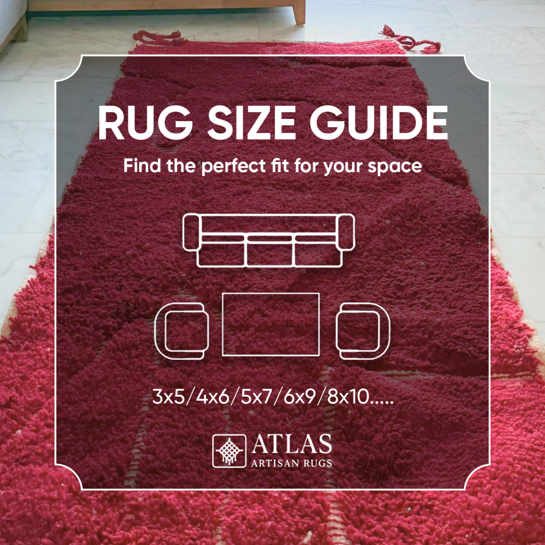 Handmade Red Moroccan Rug | Modern Textured Wool Carpet | Berber Abstract Area Rug | Unique Handwoven Home Decor