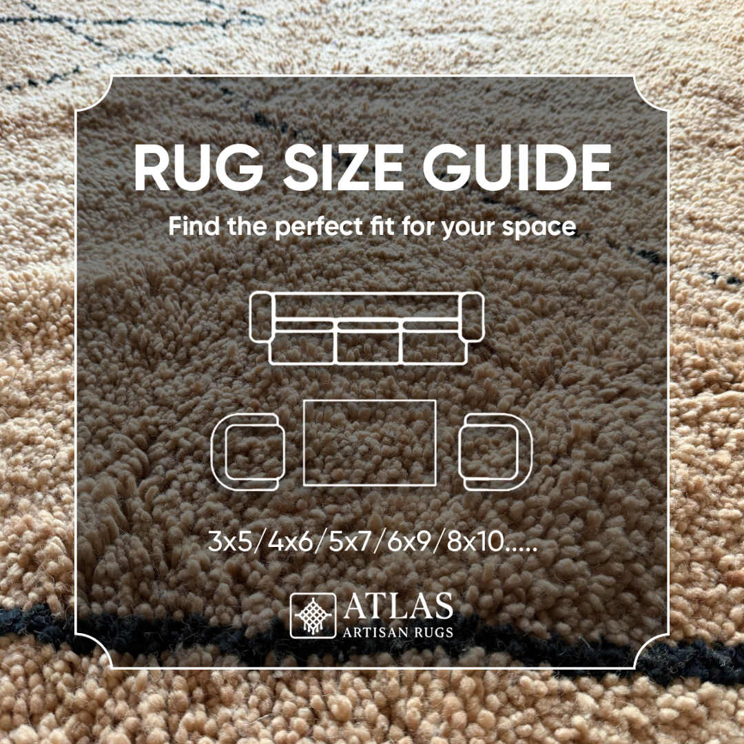 Handmade Caramel Beige Moroccan Rug | Modern Textured Wool Carpet | Berber Abstract Area Rug | Unique Handwoven Home Decor